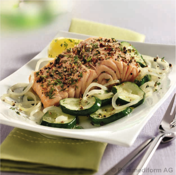 Lachs mit Zucchini - ParaMediForm